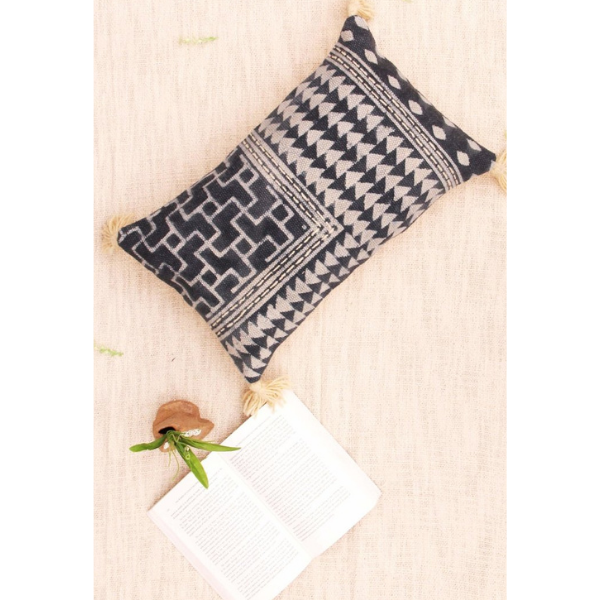 CHESS - LUMBAR CUSHION COVER - BLACK